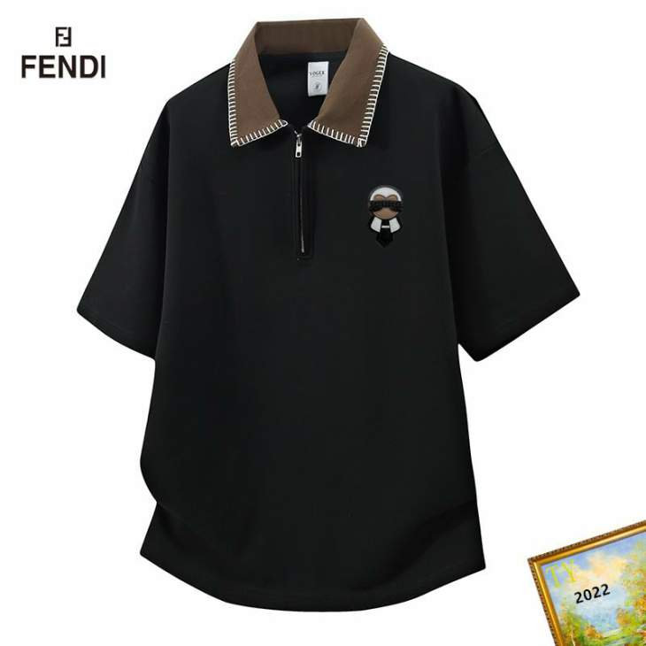 Picture of Fendi Polo Shirts Short _SKUFendiM-4XL25tr19428064